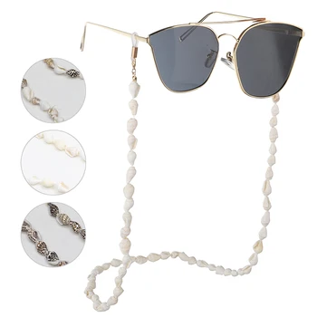 

Eyeglass Chain Neck Strap Eyewears Novelty Sunglasses Cord Holder Women Eyewear Accessories 1PC Reading Glasses Small Conch