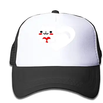 

HHNYL Mesh Cap Sweet Kitty Trucker Hats Baseball caps Adjustable for Kids Toddler