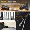 Hex Shank Socket Converter Wrench Socket Adapter Spanner Set Drive Converter Impact Tool dropshopping 4