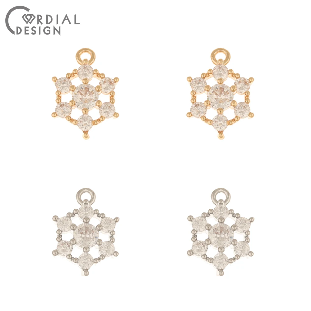 Cordial Design 50Pcs 10*14MM Earrings Making/Hand Made/DIY Pendant/Jewelry Accessories/Charms/Jewelry Findings & Components - cordial