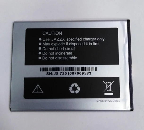 3,7 в 7.4Wh 2000 мАч S/N: JS 7201607009583 размеры батареи: 78mmx60mmx3mm