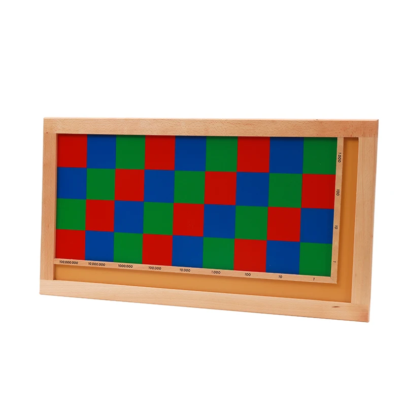 モンテッソーリ教具　チェッカーボード モンテッソーリ 知育玩具 チェッカー・ボード Montessori - メルカリ