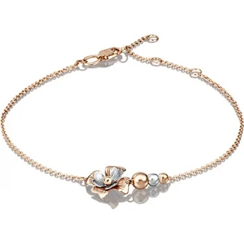

Yuz platinum bracelet made of combined gold