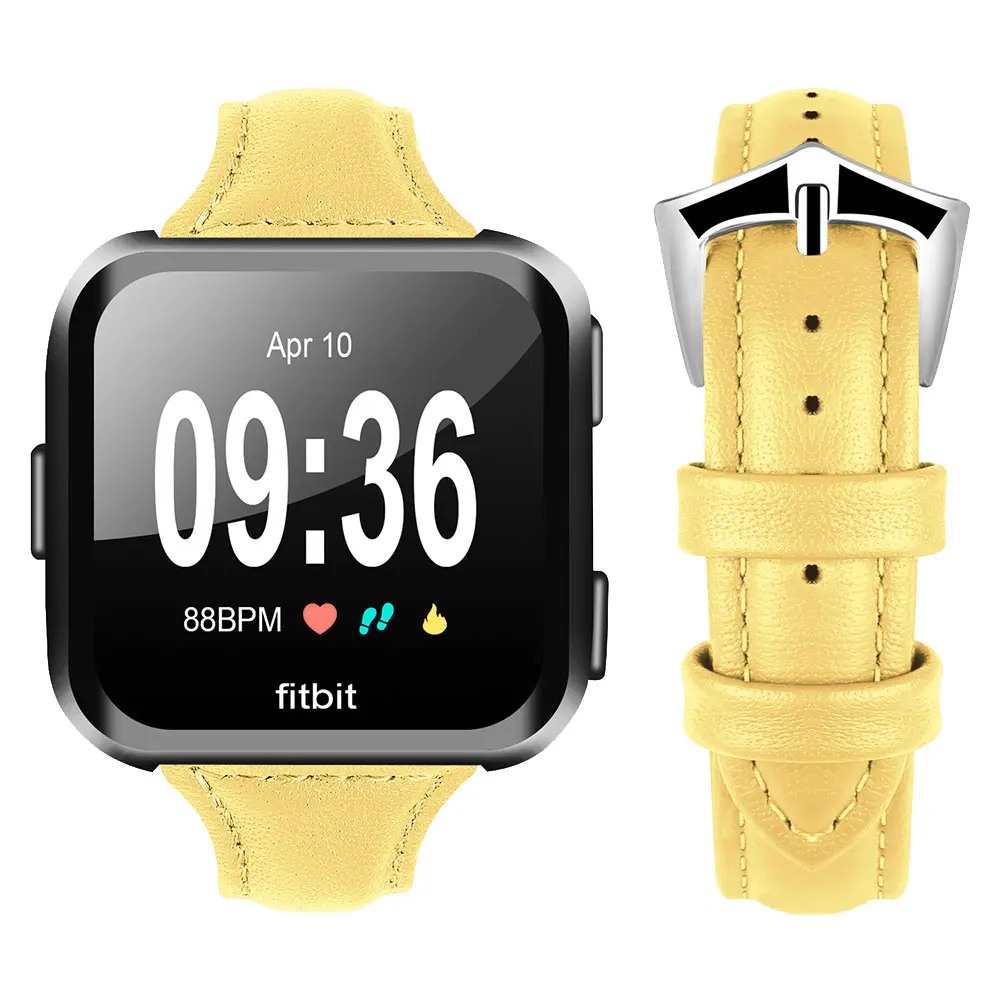 Высококачественный ремешок для часов Fitbit Versa ремешок для браслета Fitbit Versa Смарт-часы кожаный ремешок для наручных часов