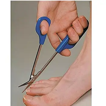 

Scissors Long Handle Nail Clippers Toenail Toe Ergonomic Care Pedicure Cutter #C
