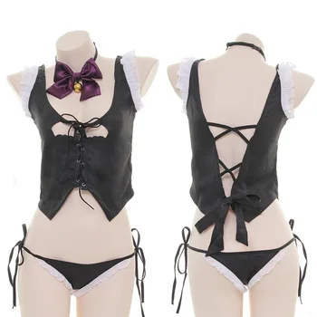 

Erotic Dress Lingerie Sexy Cosplay Cute Kawaii Witch Maid Uniform Bow Servants Bondage Lace Love Aprons Pajamas Anime Underwear
