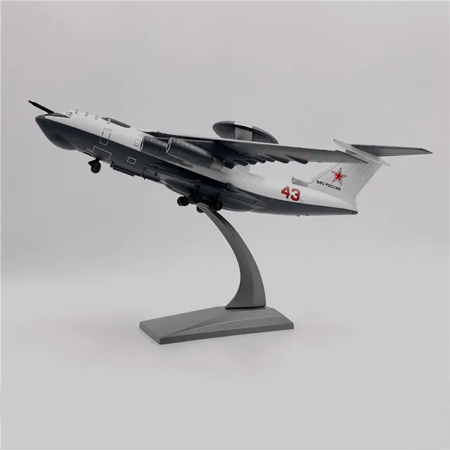 1/200 Scale Military Model Toys A-50 Mainstay Aircraft Fighter Diecast Metal Plane Model Toy For Collection Free Shipping 4