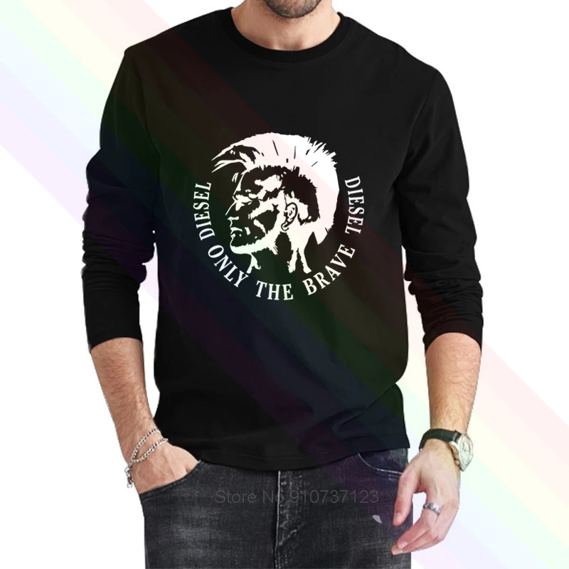 Camiseta clásica de Diesel Only The Brave Diesel para hombre, camisetas populares de manga larga verano, Unisex, de - AliExpress