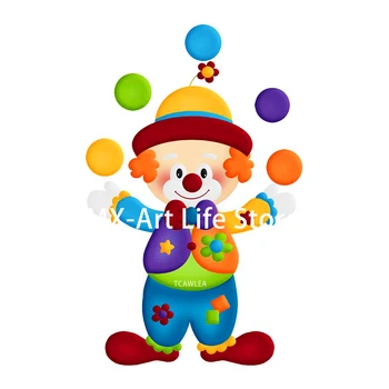 

2020 New Lovely Clown Cutting Dies Circus Baby Doll Stencil for DIY Scrapbooking Craft Cards Decoration