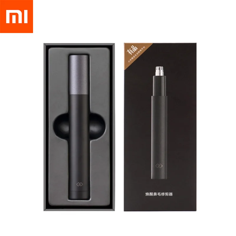 XIAOMI MIJIA Huanxing HN1-Mini recortador de nariz eléctrico portátil, afeitadora de pelo para oreja y nariz, limpiador seguro impermeable