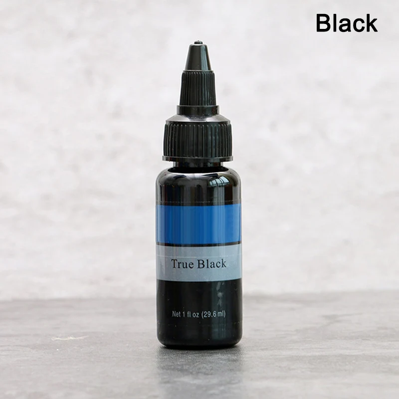 Black 35 мл микроблейдинг длительный жидкий пигмент для татуажа бровей V9-Drop - Цвет: Black