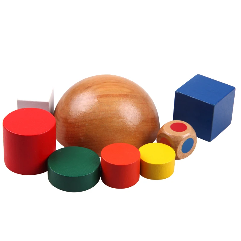 Most effective  Kids Wooden Blocks Geometric Balancing Game Toys Montessori Learning Educational Toys Children Fami