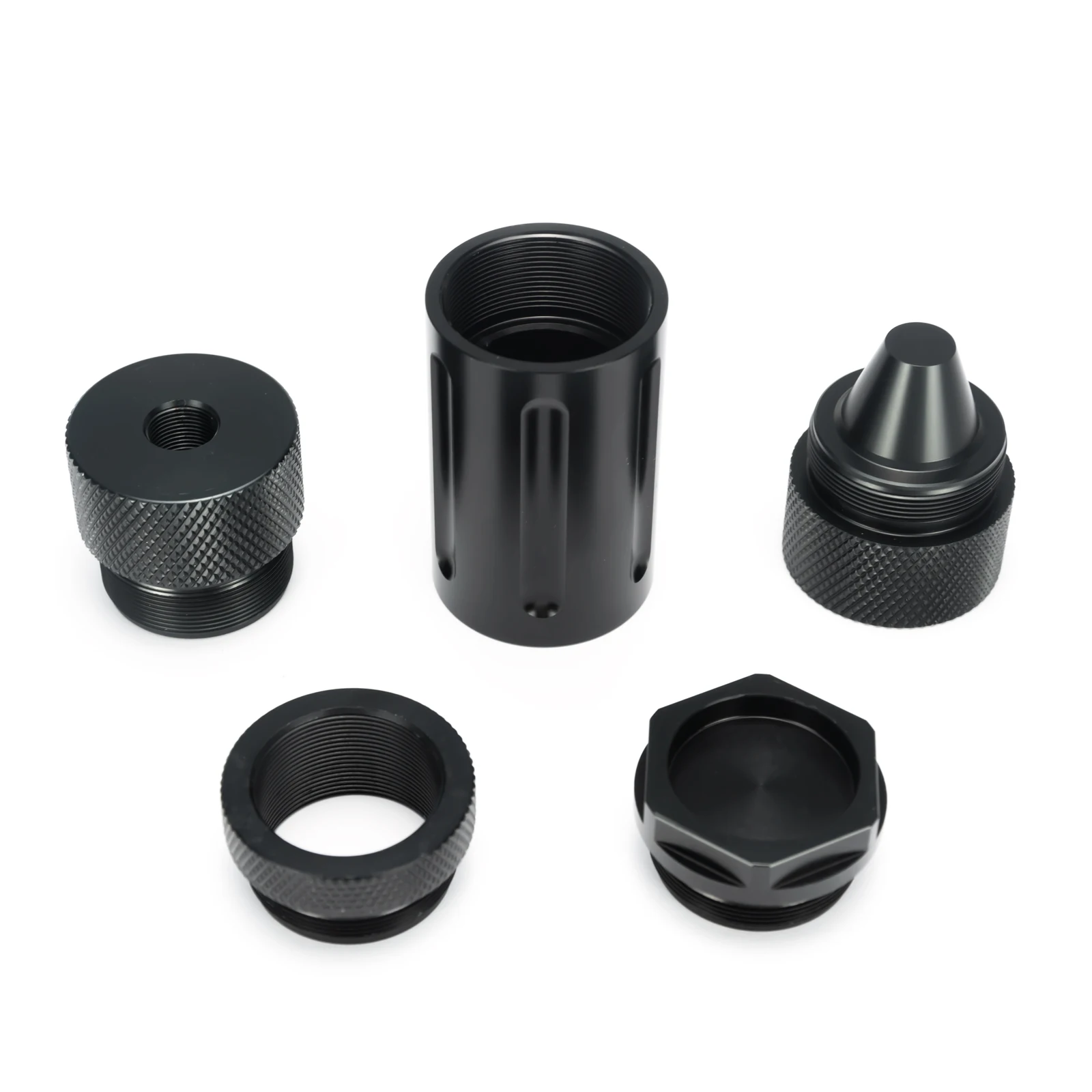 Запасная муфта с крышкой для камеры 1/2x28 5/8x24 крепление заглушкой 1 3/16-24 до 375x24