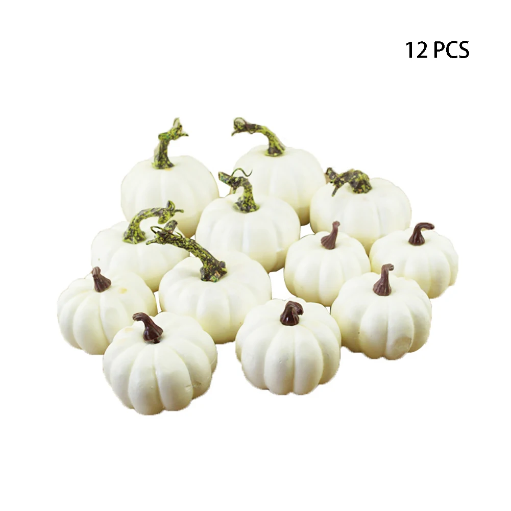 

Simulation Home Decor Foam Lifelike Festival Gift Garden Ornaments Party DIY Craft Artificial Pumpkin Halloween Small