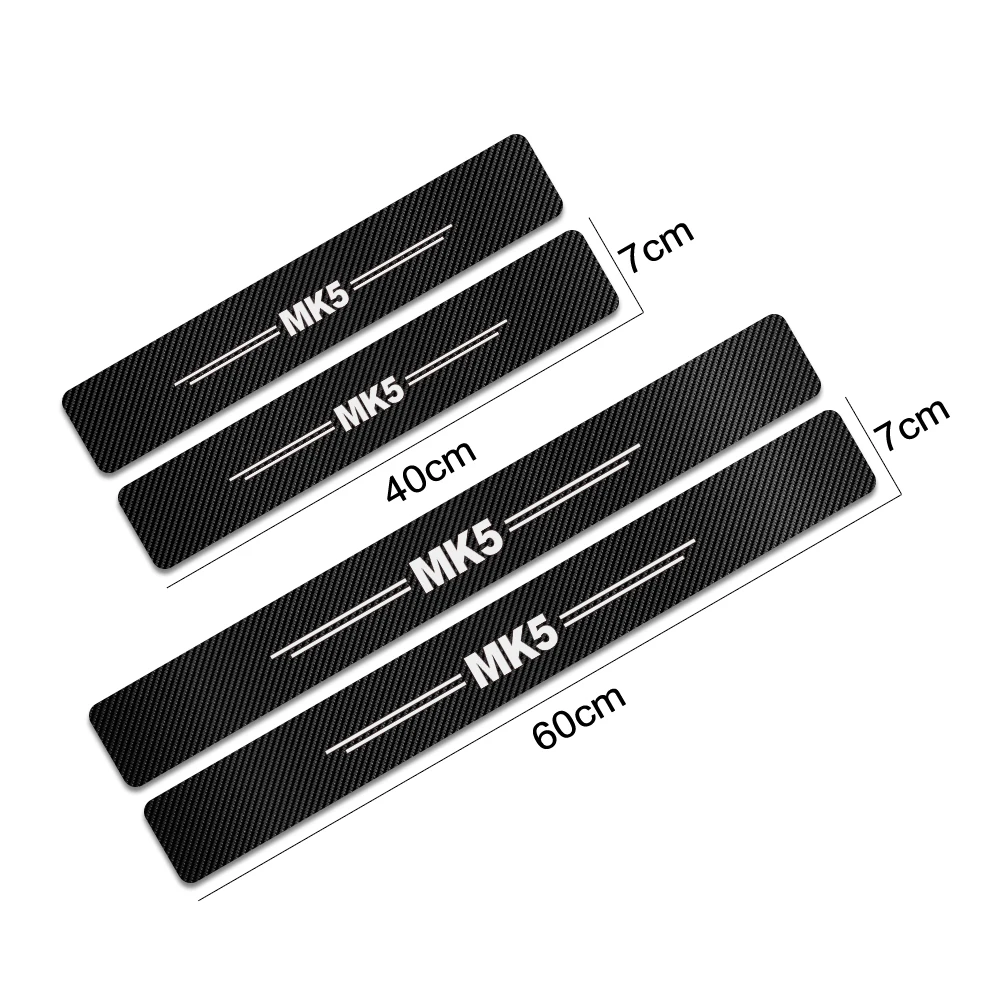 Auto Door Sill Protective Stickers - Car Accessories