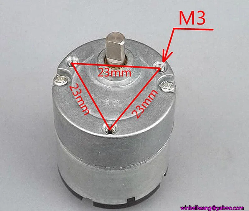 Абсолютно 33GB-520 12V 350 об/мин постоянного тока мотор-редуктор на возраст от 6 до 12 лет в 170-350r/мин Мотор коробки передач