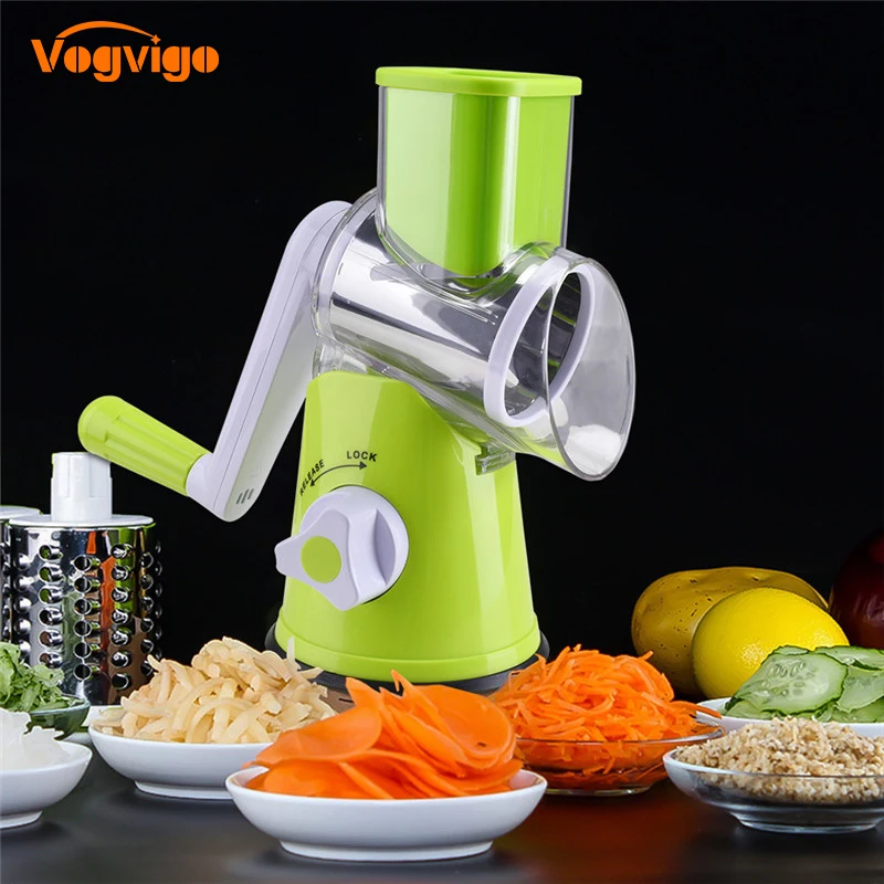 Овощерезка круглая мандолина Картофельная терка для морковки ломтерка 3