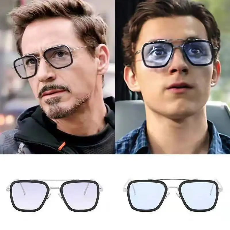 Spiderman Lontano Da Casa Iron Man Occhiali Movie 2019 Peter Parker Cosplay Spider  Man Edith Occhiali Da Sole| | - AliExpress