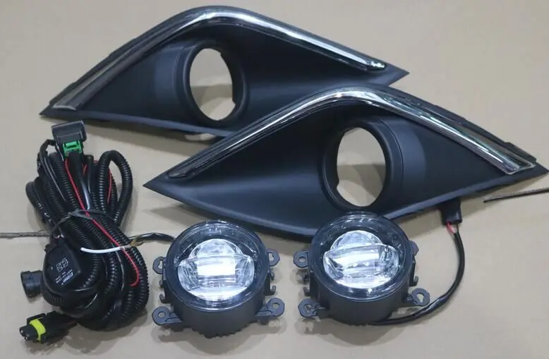 

New Fog Lamp Assembly Frame Frame LED Fit For Mitsubishi Outlander 2017-2019