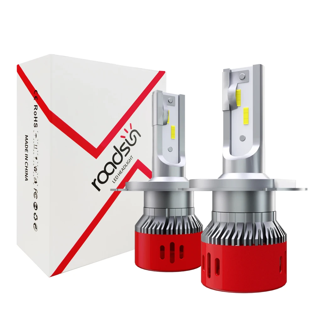 

2pcs H4 Car Headlight Bulbs H1 H4 H7 H8 H9 H11 9005 9006 HB3 HB4 48W 6000LM DC 12V Auto Fog Lights Bulb Headlamp Head Light
