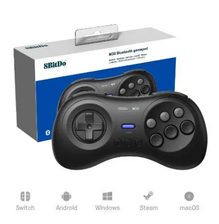 Беспроводной Bluetooth Джойстик 8BitDo M30 контроллер для Sega Genesis Mega Drive Style Nintendo NS