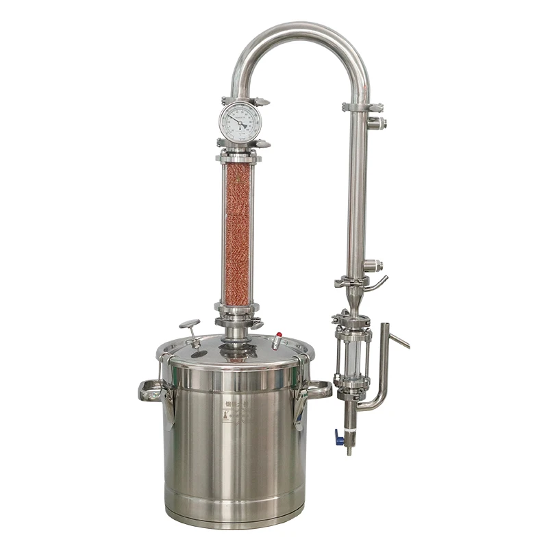22L Destilliergerät Wasser Schnapsbrennen Water Alkohol Anlage DIY  Distiller DHL