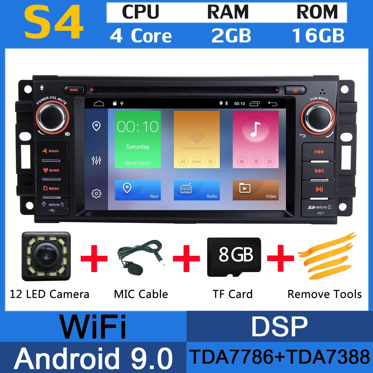 PX6 4G+ 64G Android 9,0 Автомобильный DVD радио gps для Jeep Wrangler Компас Commander Cherokee Dodge caliber путешествие Liberty CarPlay DSP - Цвет: MTK