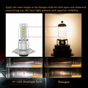 

Lamps LED Headlight Aluminum Car 2pcs Waterproof DC 9-32V 20800LM 6000K White Set Bulbs Durable Practical