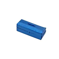 Miniature Tow Trailer Set with Chain, Hook, Shackles, Fuel Tank, and Oil Drum (Blue mini tool box)