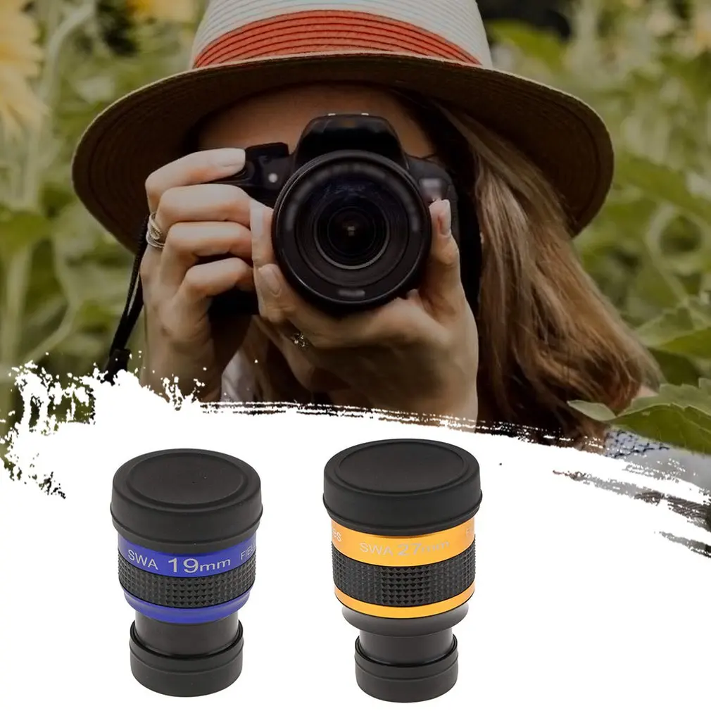 

1.25 inch Wide Eyepiece SWA 70 degree ultra wide angle achromatic Astronomical telescope accessories big focal length Eyepiece