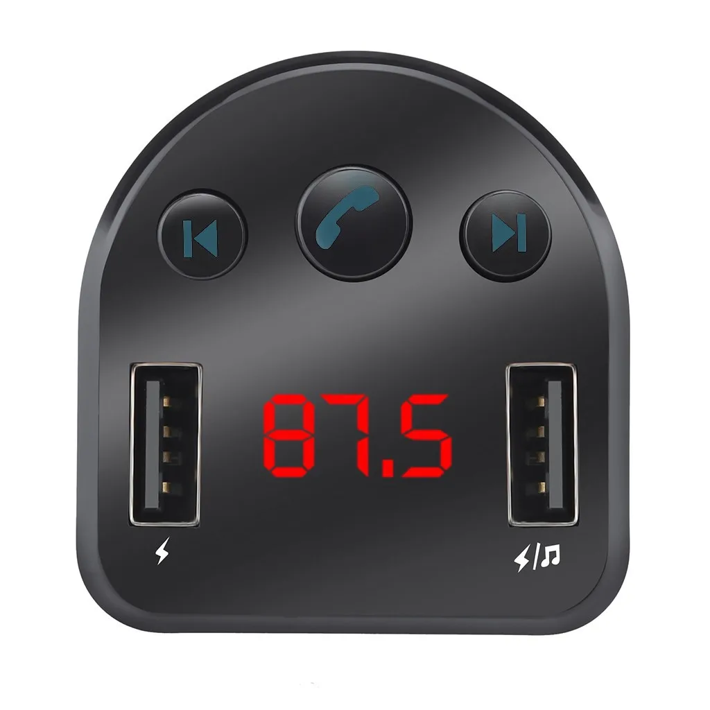 Автомобильное зарядное устройство с fm передатчиком Bluetooth приемник аудио MP3 плеер