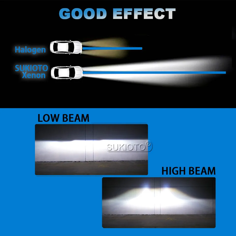 SUKIOTO D2S D1S Bi Xenon Projector D3S D4S HID Bulbs Lamp Replace D2R D4R 4300K-8000K for Car Electronic Ballast Headlights Kits (25)