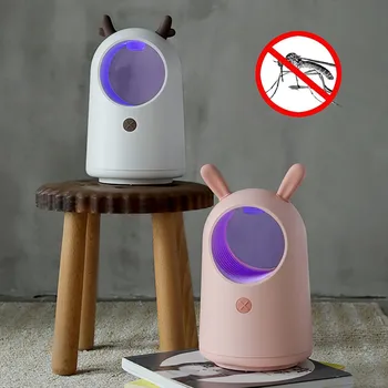 

Meng Pet Mosquito Lamp Mosquito Repellent Artifact Plug-In Physical Non-Toxic UV Mute LED Bug Anti Photocataly Mosquito Killer