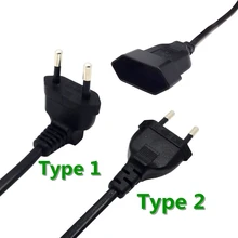 50 см Европейский 2 зубец VDE Plug для CEE7/16 розетка Мощность удлинитель, Schuko CEE7 угловой удлинители