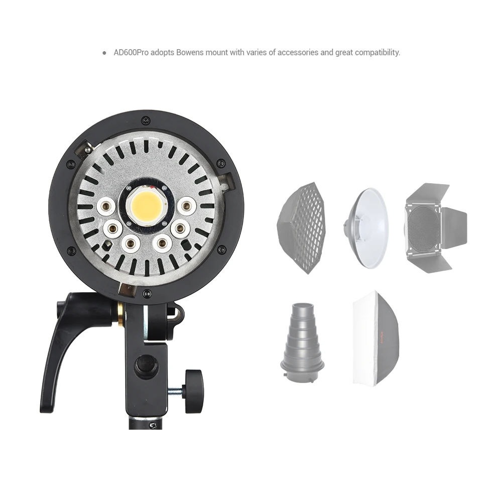 Godox AD600Pro стробоскоп 600Ws 2 4G беспроводной X TTL GN87 1/8000s Высокоскоростная