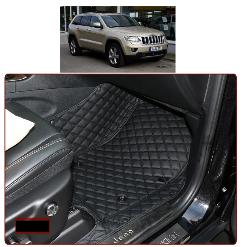 Кожаный Автомобильный Коврик для jeep grand cherokee 2011 2012 2013 wk2 accessorios