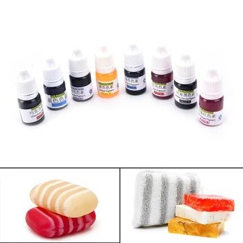 

8 Colors 5ml Handmade Soap DYE Pigments Colorant Toolkit Materials Hand Made Soap Base Colour Liquid Pigment