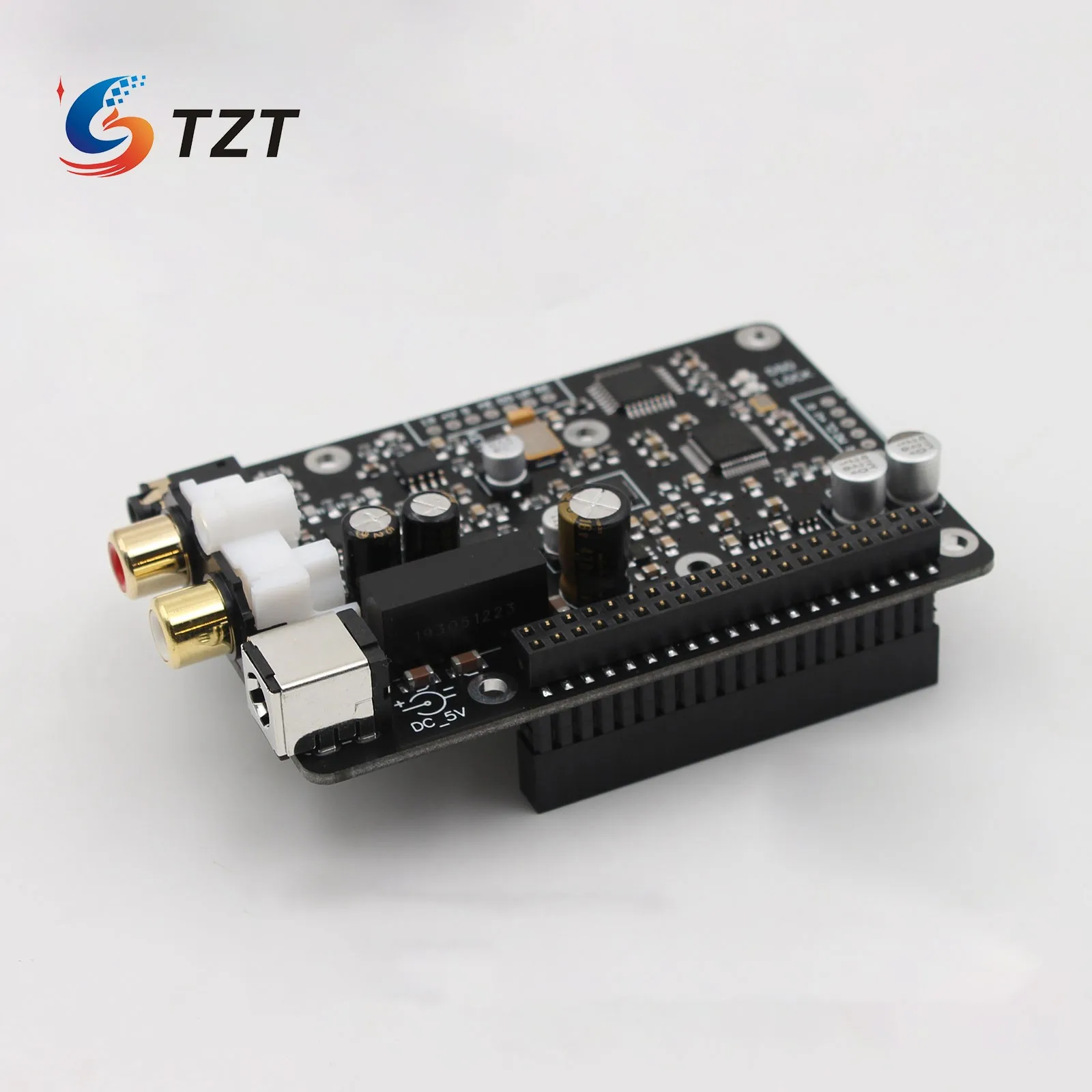 TZT Ustars Audio R38h DAC Board Decoder OLED Remote Control Kit IIS 768KHz DSD512 Raspberry Pi audio decoder board