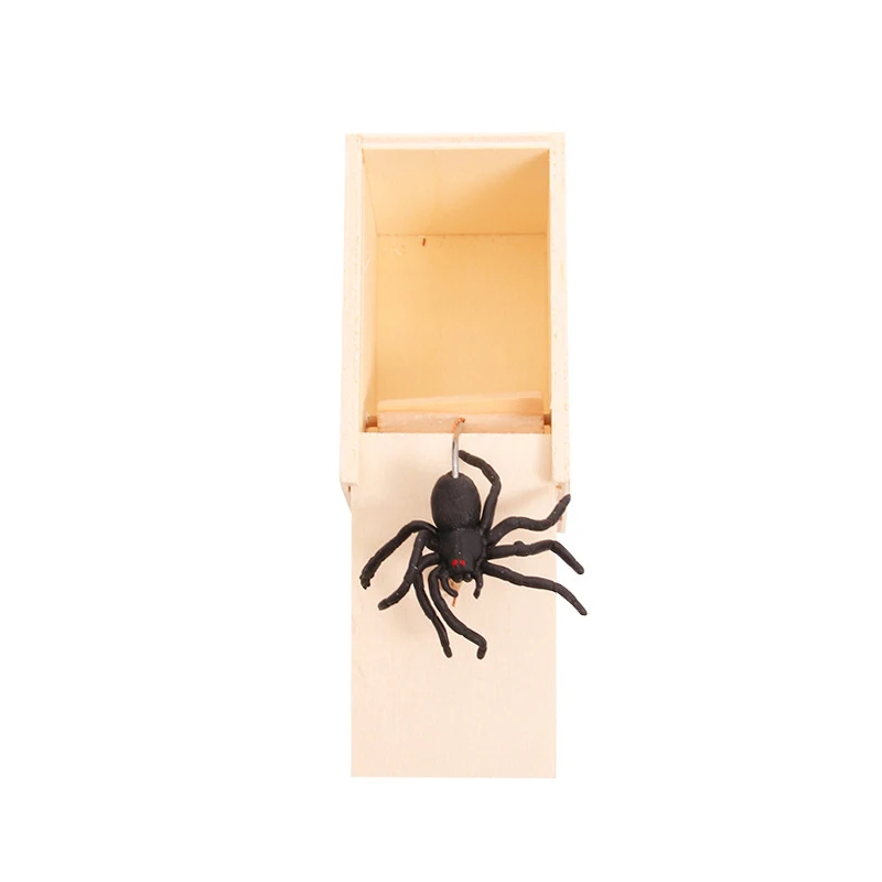 Prank Scare Spider Funny Toys Practical Joke Gag Prank Funny Trick Fun Gadget April Fool Toy Spider Box Prank Toys
