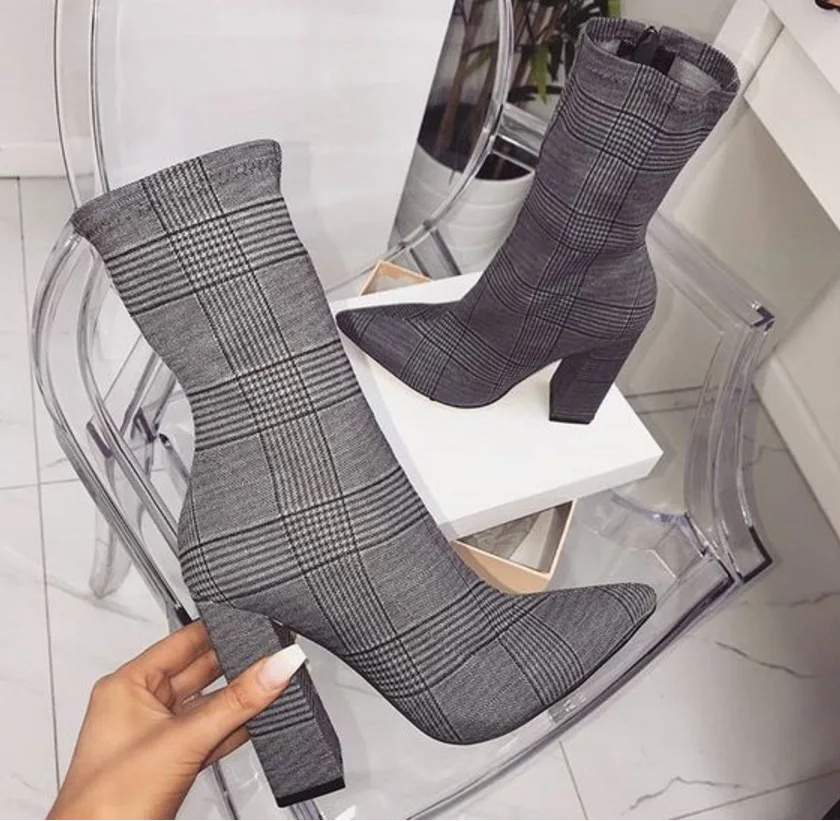 

With Sharp High With Woman Boots Knight Boots Boots