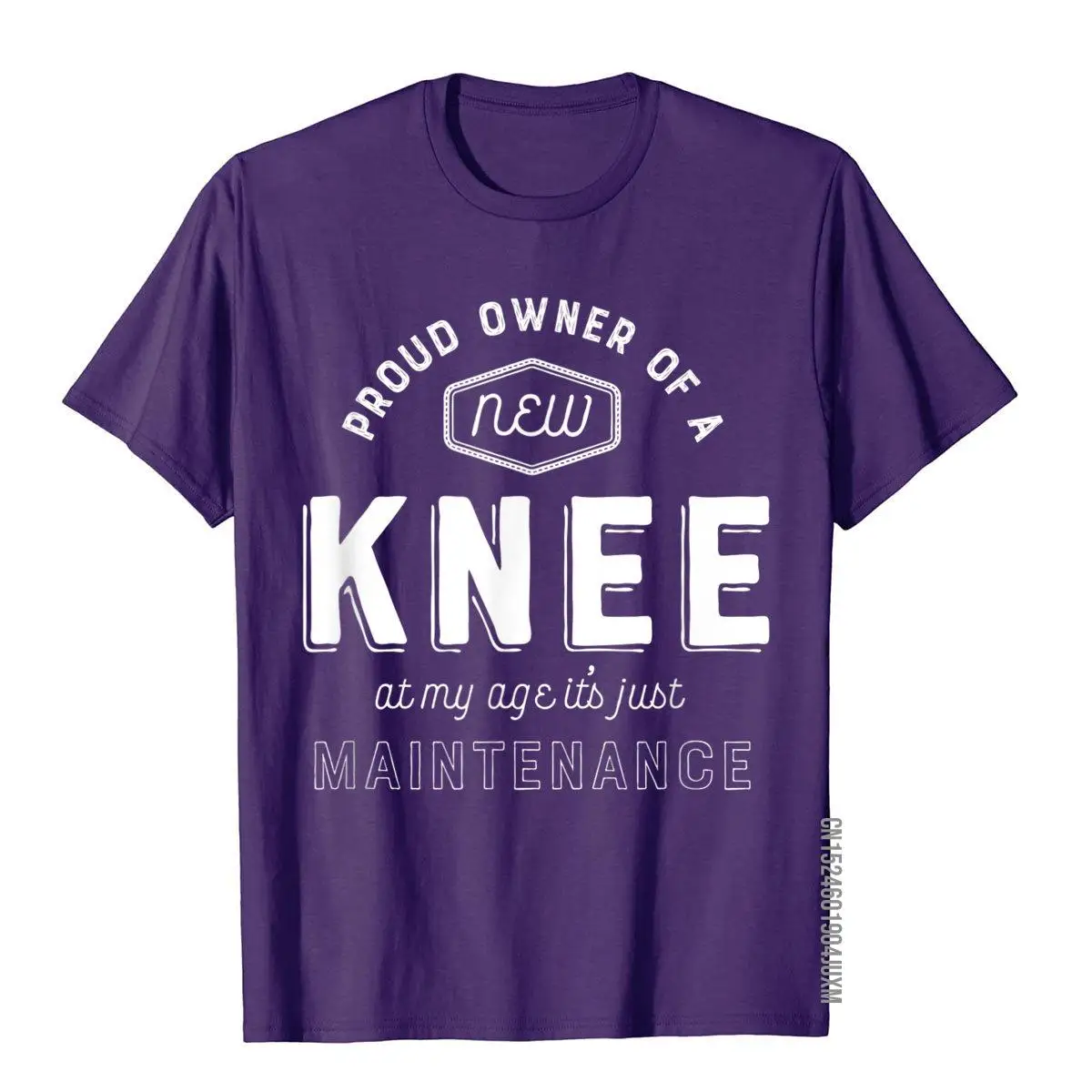 Knee Replacement Surgery Shirt Funny Get Well Gift Hospital__97A1453purple