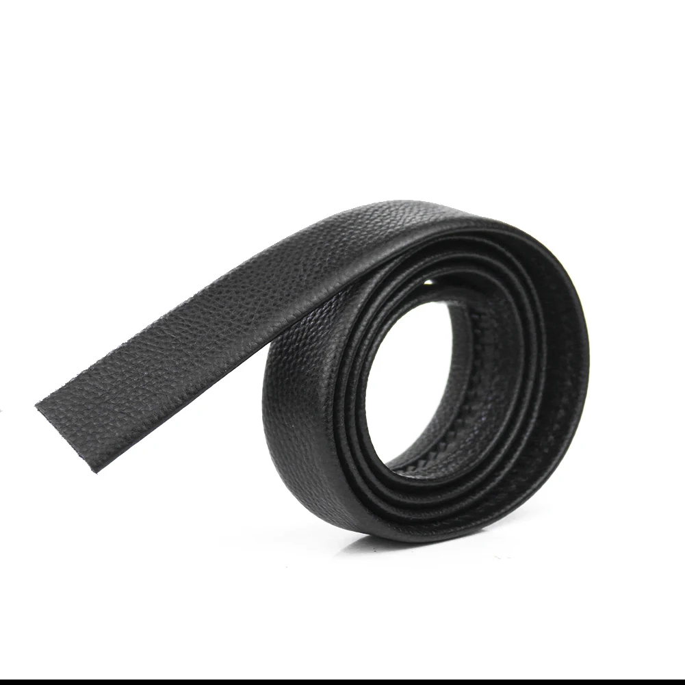 

3.5cm 100% Cow Leather Skin Belt No Buckle Wide Real Leather Without Automatic Buckle Strap Designer Men High Quality Waistband