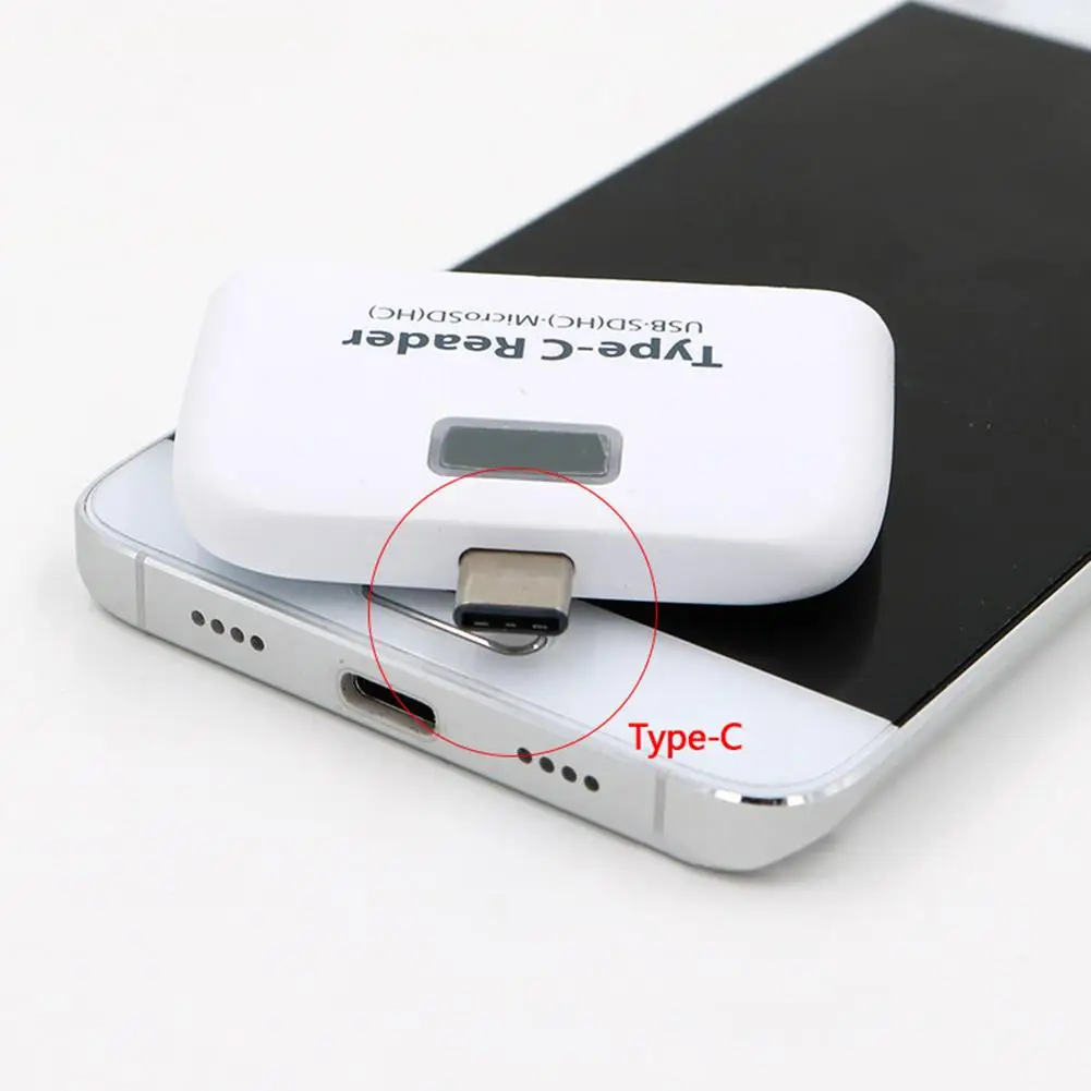 USB 3,1 Тип-c OTG кард-ридер Тип C USB-C "папа" в USB 3,0 OTG TF/SD/MS переходник с внутренней резьбой для OTG телефонный Macbook