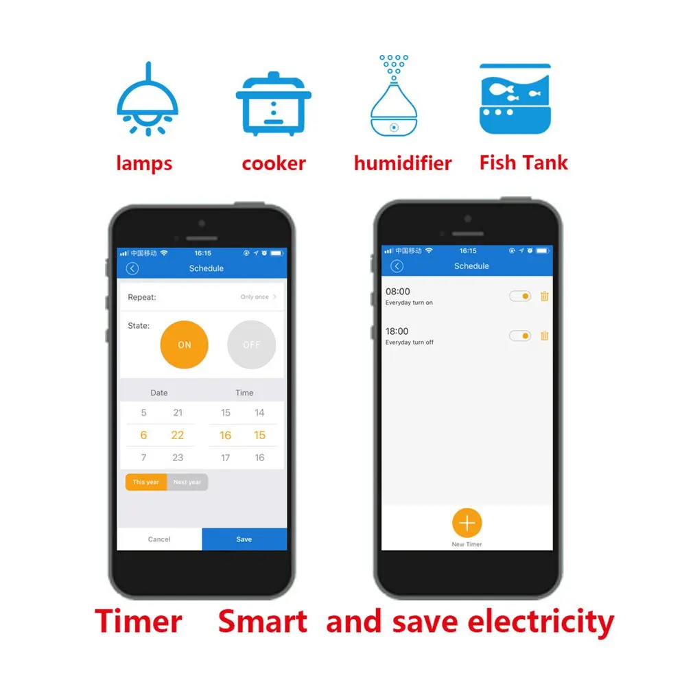 16A Wifi Wireless Smart Socket Smart Plug Wifi Outlet for Tianmao Genie for Alexa for Google Home for IFTTT EWelink