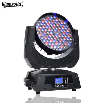 

108x3W RGBW (4 in1) LED Moving Head Wash Beam Stage Light Spotlight DMX512 for Christmas Birthday Wedding Party Light