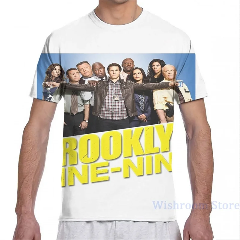 Футболка Brooklyn Nine 99 - Cast и Logo для мужчин женщин модная футболка со сплошным принтом