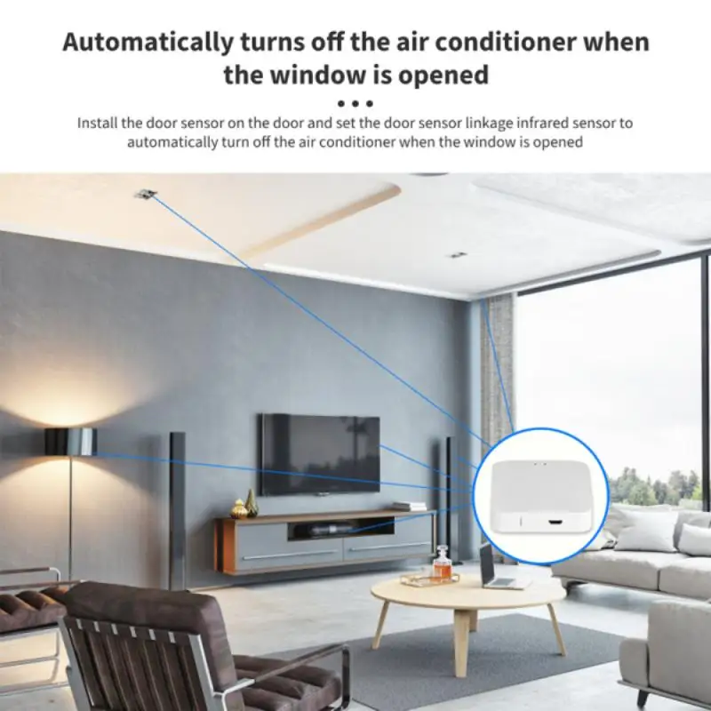 Tuya Zigbee Bridge Gateway Hub + Bluetooth EWelink Smart Home Wireless Remote Control Via Smart Life APP Works With Alexa Google