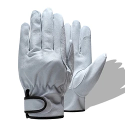 Gants de Protection en cuir fin pour hommes, souples et résistants à l'usure, pour le travail en extérieur, offre spéciale 