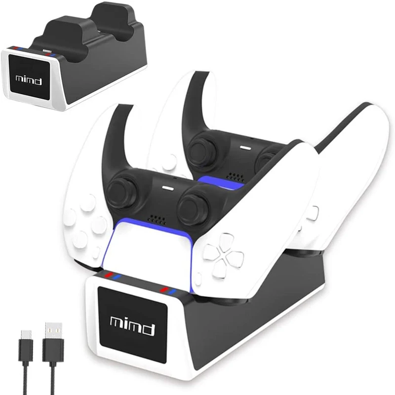 

For PS5 Controller Dual Fast Charger Gamepad Type-C Charging Dock Station For Sony PlayStation5 Joystick