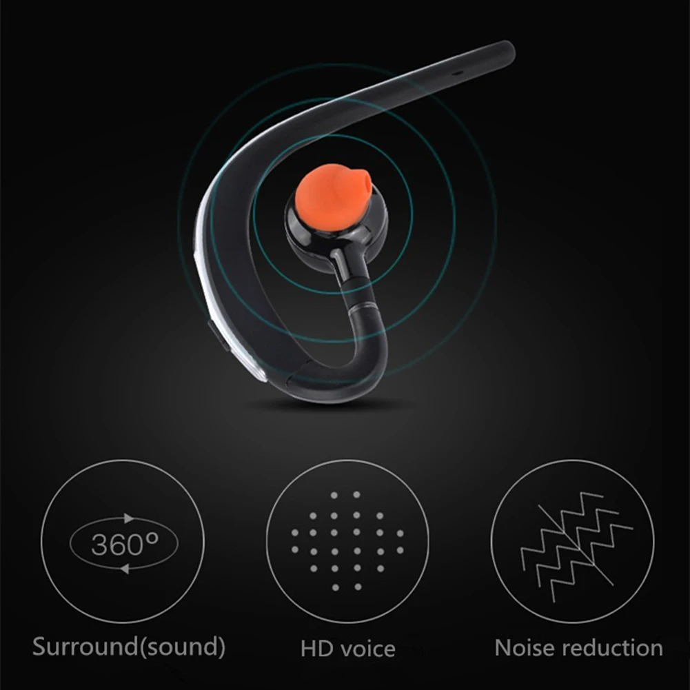 Bluelans S30 Wireless Bluetooth Earphone Headsets Office Comunication Headphones with Mic Voice Control Music Earbud Free Ship